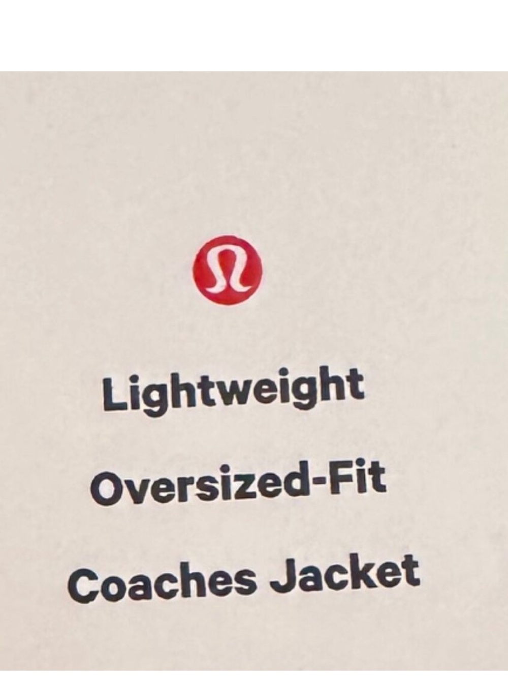 lululemon athletica oversized coaches jacket - Picture 5 of 5